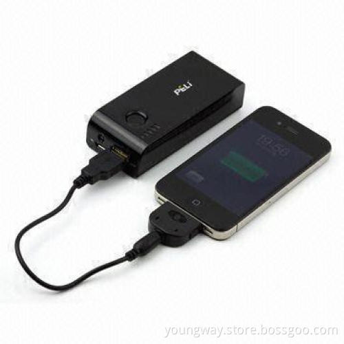 5,200mAh Battery Pack, Suitable for iPad, iPhone and Mobile Phones, with LED Lights